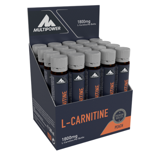 Picture of Liquid L-Carnitine 20x25ml (100% ™Carnipure) - Peach Multipower