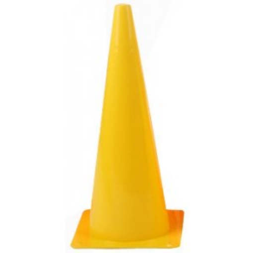 Picture of Plastic Training Cone 45cm - Yellow - Teamsport