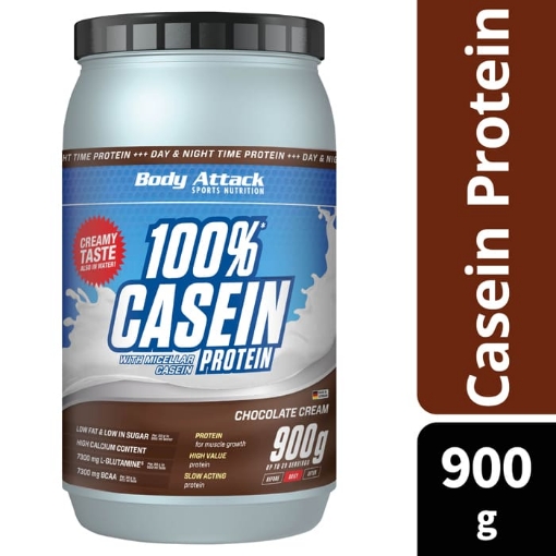 Picture of  CASEIN PROTEIN 100% - 900G CHOCOLATE BODY ATTACK