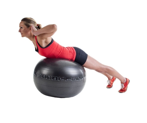 Picture of GYM BALL 75 CM BLACK + PUMP P2I