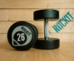 Picture of Set of 2 Round Dumbbells 26Kg - ROCKIT