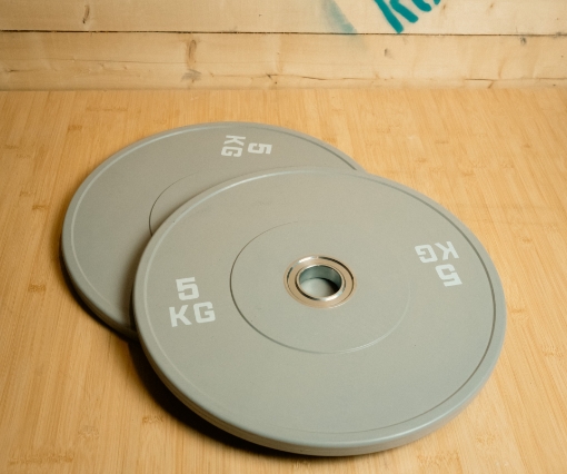 Picture of Set of 2 Light Grey Olympic Plates 5Kg