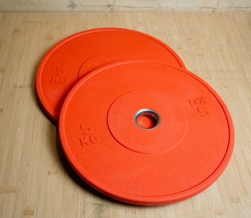 Picture of Set of 2 Red Olympic Plates 5Kg