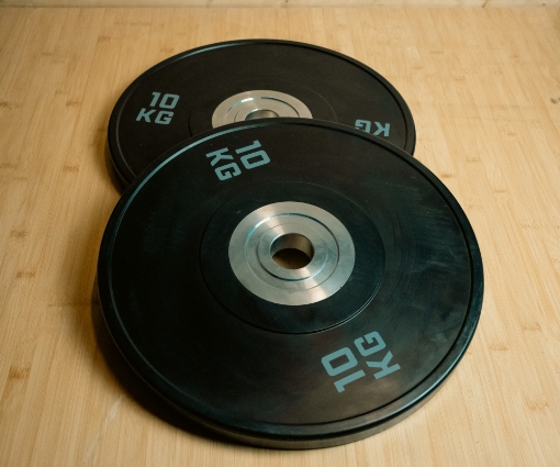 Picture of Set of 2 Black Olympic Plates 10Kg