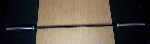 Picture of BLACK OLYMPIC BAR WITH SILVER ENDS