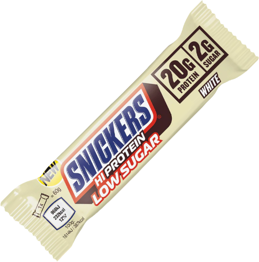 Picture of Snickers White Low Sugar High Protein Bar 57g - White Chocolate