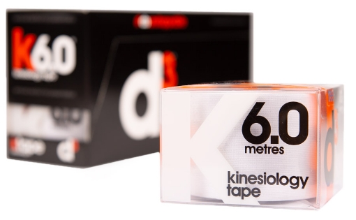 Picture of K6.0 Kinesiologic Tape White 5cm x 6m - d3Tape