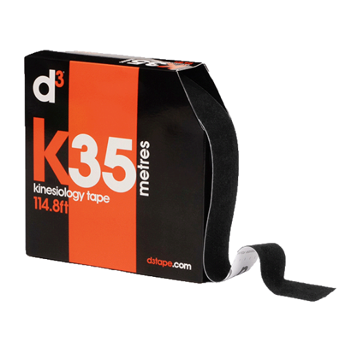 Picture of K6.0 Kinesiologic Tape Black 5cm x 35m - d3Tape